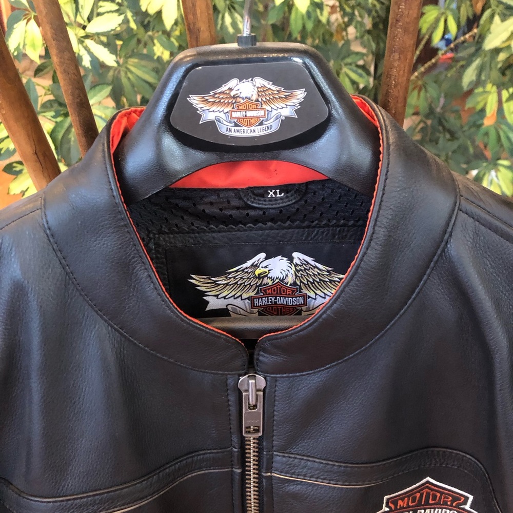 NWT: Mens XL Harley-Davidson Leather Motorcycle Jacket